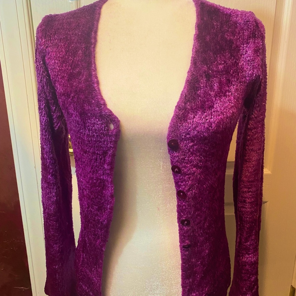 Vintage Sweater from Italy Gorgeous Purple Sweater